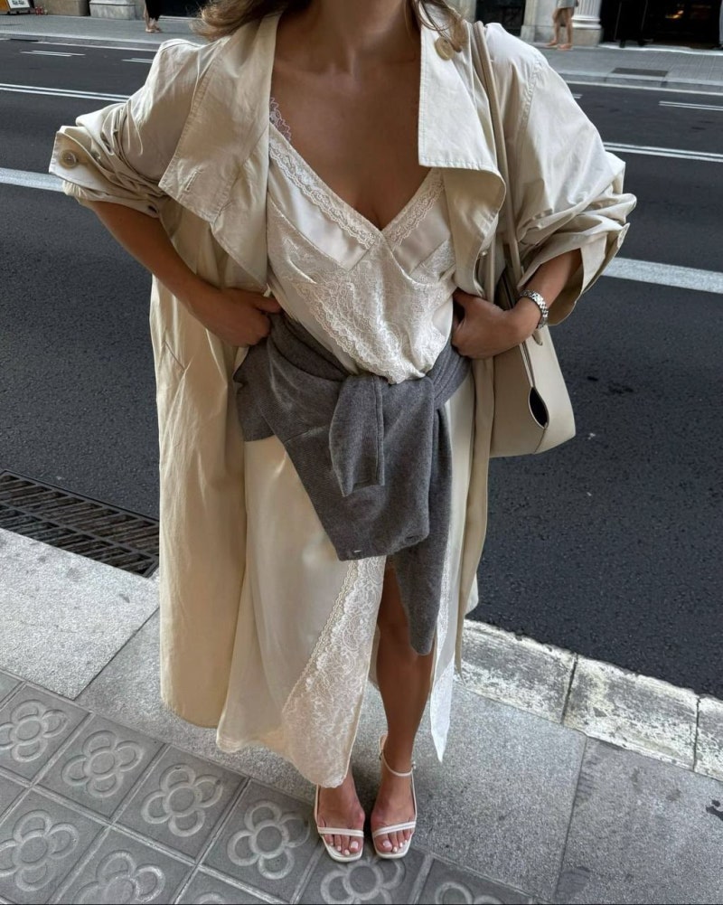 여름에 입던 레이스 나시, 가을엔 이렇게 레이어드 해보세요 (코디팁, 추천템)