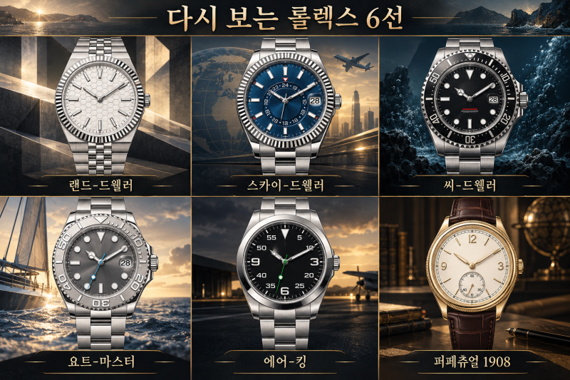 롤렉스 매장에서 다시 봐야 할 6가지 시계 - 데이토나와 서브마리너만 찾다가 놓치기 쉬운 모....
