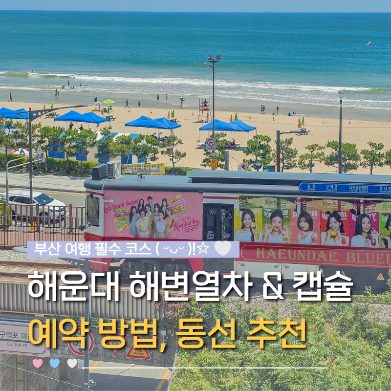 부산 해운대 블루라인파크 해변열차 스카이캡슐 예약방법 2026 가격 주차 동선 코스