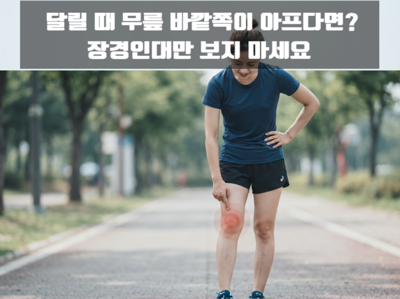 무릎 바깥쪽 통증, 달릴 때만 생긴다면 무엇을 바꿔야 할까?