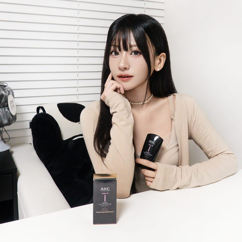 올리브영 선크림 추천템 AHC마스터즈 화잘먹 톤업 선세럼 겟