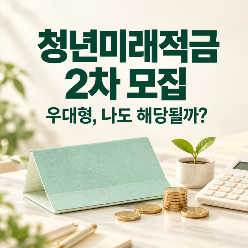 청년미래적금 2차, 중소기업 다니면 끝? 청년미래적금 우대형 놓치기 쉬운 조건