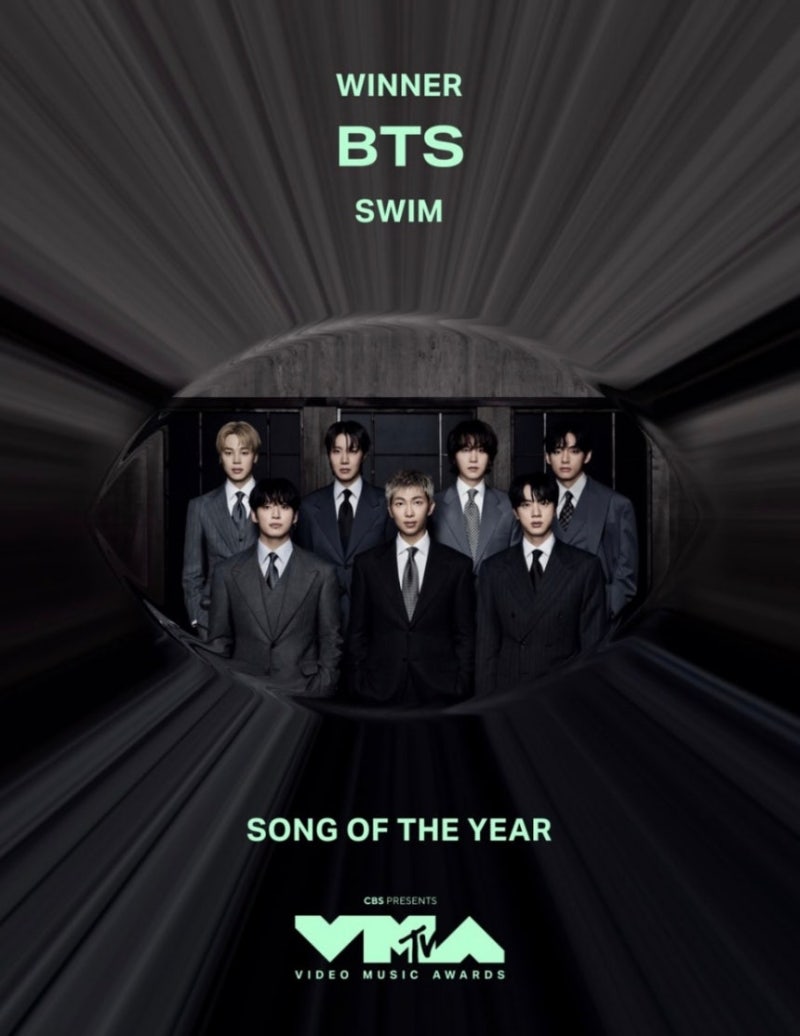 [속보]방탄소년단 VMA 3관왕, 5년 만에 되찾은 올해의 노래(feat. 하이브 주가)