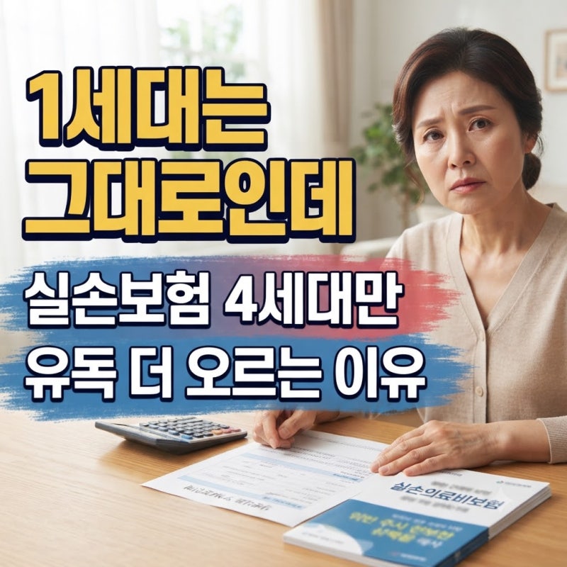 "1세대는 그대로인데" 실손보험 4세대만 유독 더 오르는 이유