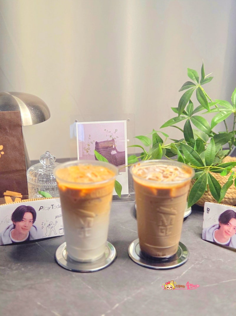 메가커피 하우스밀크 vs 오르조라떼 비교 커피랑 보리인데 왜 비슷하지?