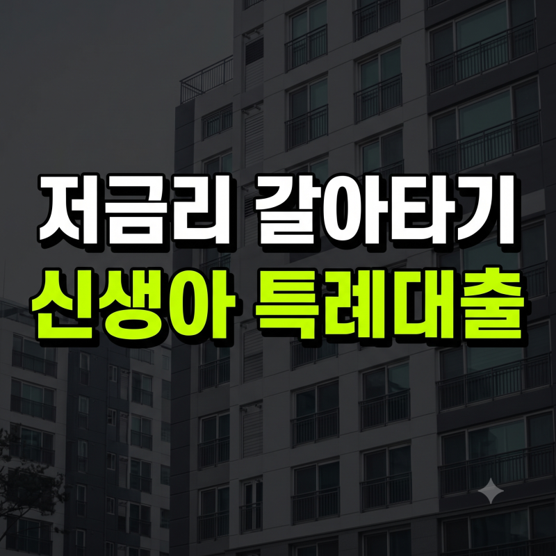 신생아 특례대출 금리와 조건 완벽 가이드: 주택 구입부터 전세자금 대환까지