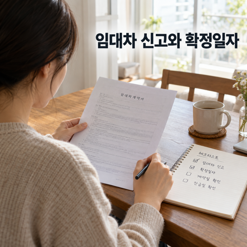 전월세 신고하면 확정일자도 받을까? 전입신고와 다른 점