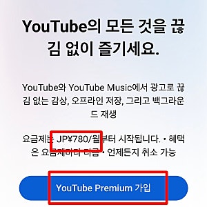 (AI아님) 유튜브 프리미엄 일본 가족계정 우회 방법 가족요금제 유튜브 프리미엄 인도에서 일....