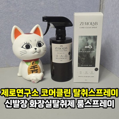 제로연구소 코어클린 탈취 스프레이 화장실탈취제 신발장 냄새제거 옷장 룸스프레이로도 좋....