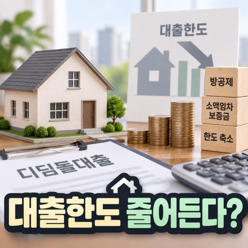 디딤돌대출 방공제 소액임차보증금 차감액과 생애최초 한도 축소 기준