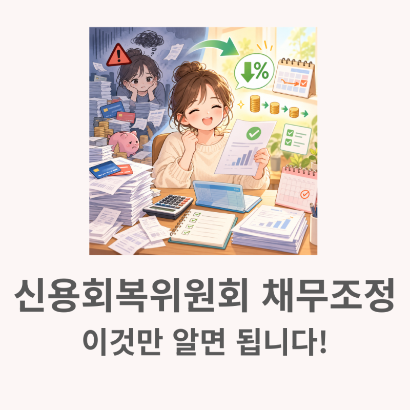 신용회복위원회채무조정후기 몰랐으면 후회할 내용만 미리 정리했어요