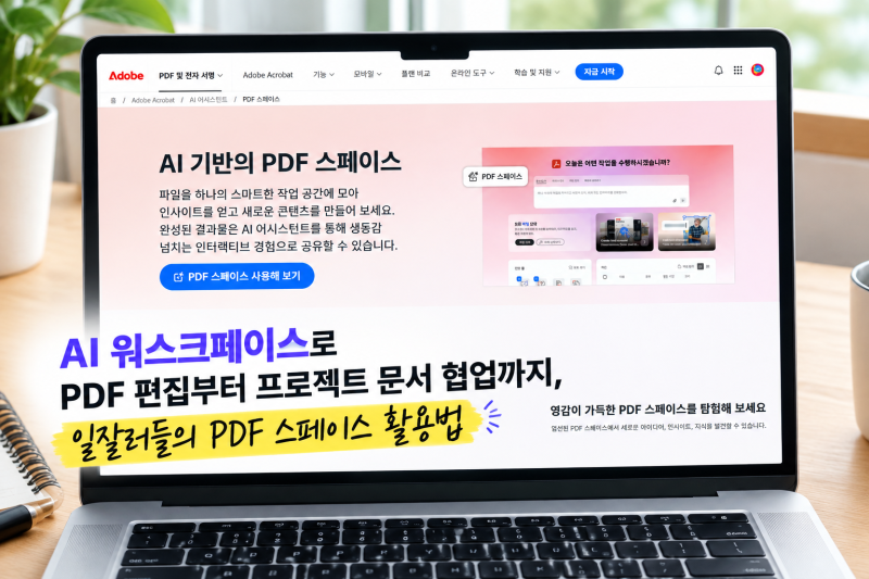 AI 워크스페이스로 PDF 편집부터 프로젝트 문서 협업까지, PDF 스페이스 활용법