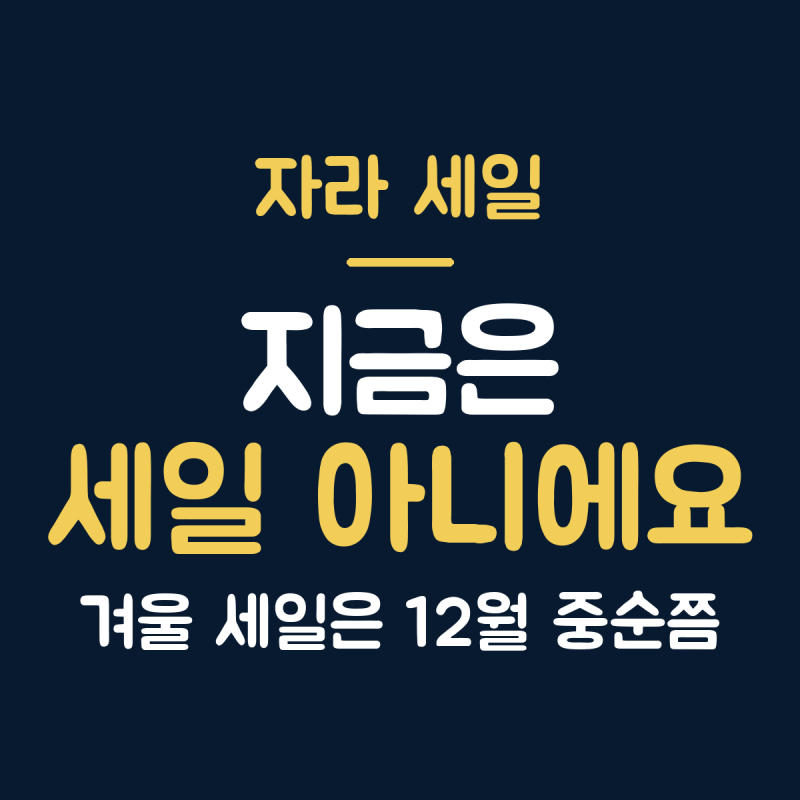 자라 세일 기간 총정리, 겨울 세일 시기와 교환·환불 31일 규정