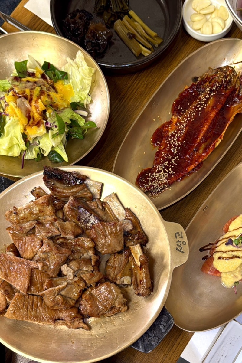 담양 숯불갈비 맛집 쌍교숯불갈비 본점/숯불갈비 푸짐한 한상차림·들깨수제비 후기