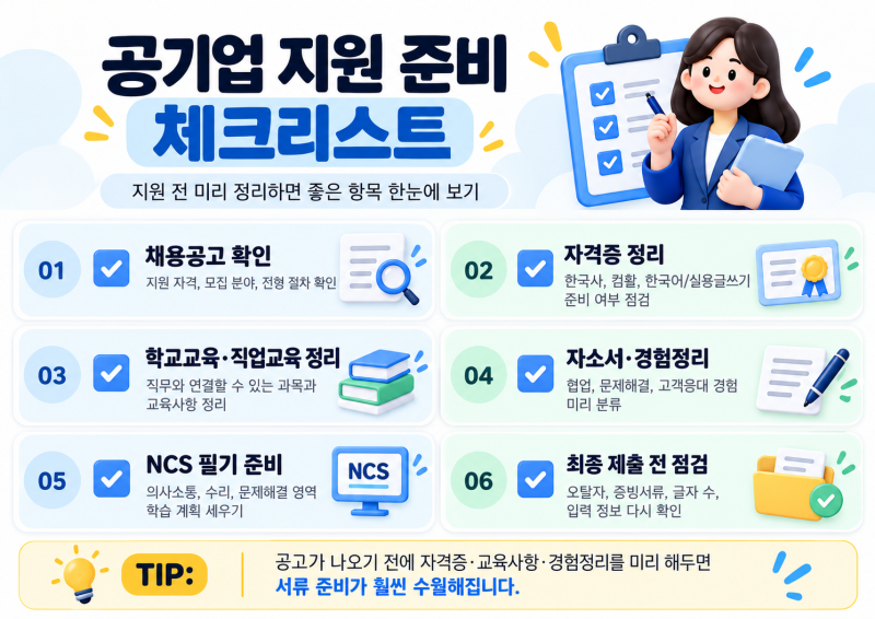 건강보험공단 행정직 준비 체크리스트 총정리 윈스펙 144기