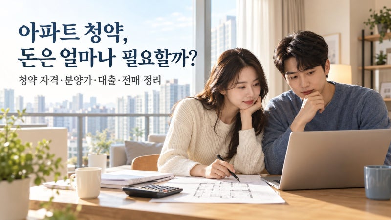 아파트 청약, 당첨되면 얼마가 필요할까요?｜최근 분양 일정·1순위·특별공급·대출·분양권 ....