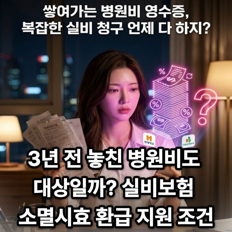 병원 다녀온 뒤 실손보험금 청구 귀찮아서 미루거나 소액이라 놓치는 가입자 여러분, 환급 ....