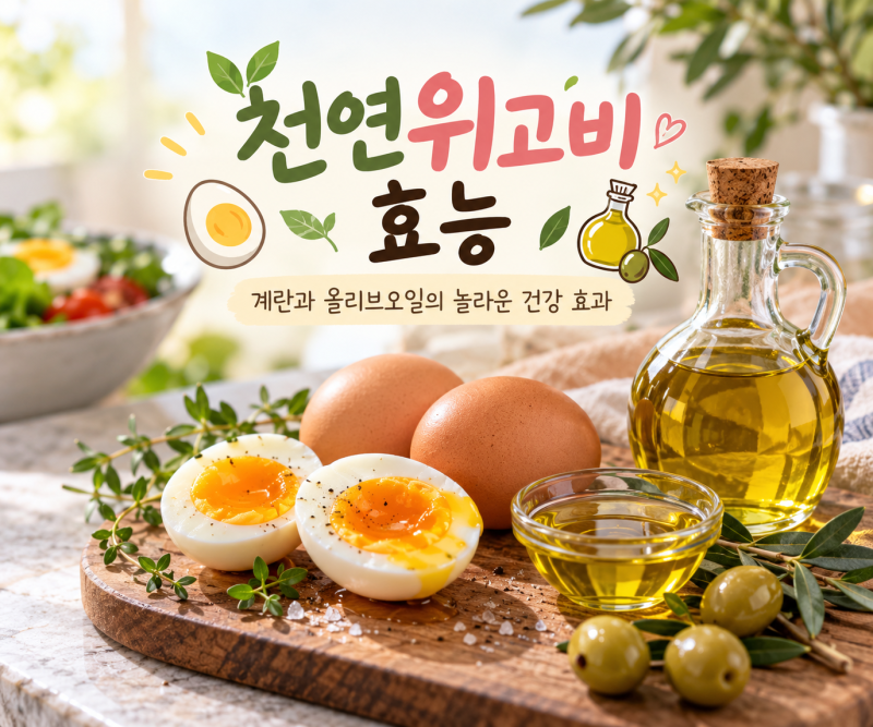 천연 위고비 레시피, 식단 계란 2개+올리브오일 먹는법