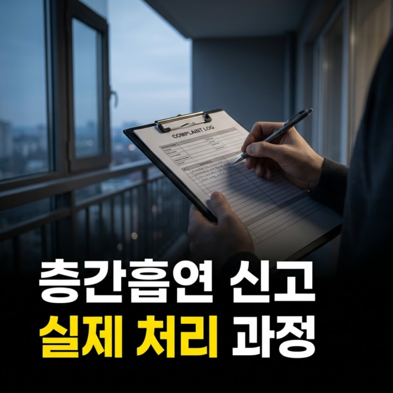 "층간흡연 신고 가능할까? 법적 근거랑 신고 절차 정리