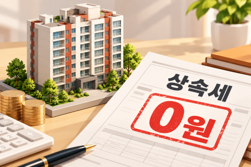 상속세 0원이라는데, 신고 안 해도 될까요?
