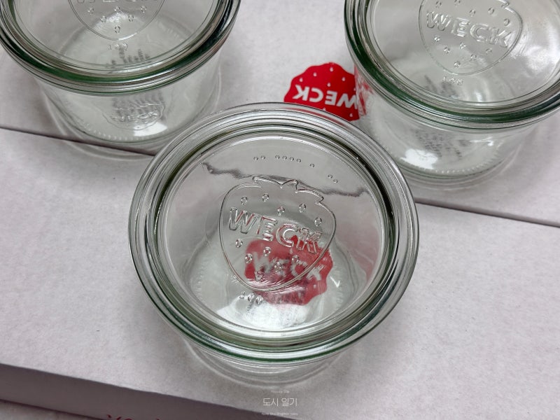 오나오 유리용기 추천 웩 WECK 370ml 웩서울 네이버 구매 후기