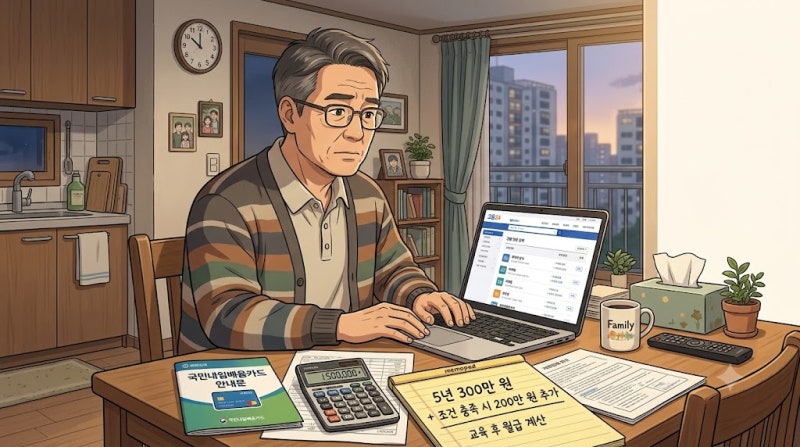 50대 재취업, 학원비부터 내지 마세요 ｜국민내일배움카드 최대 500만 원 활용법