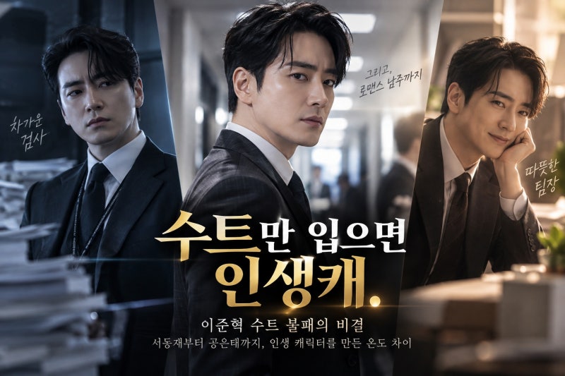 이준혁 수트 불패의 비결, 서동재부터 공은태까지 인생 캐릭터를 만든 온도 차이