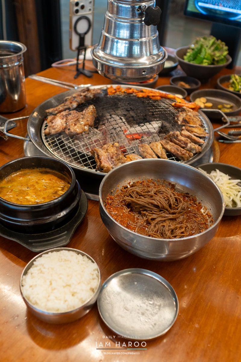 춘천 닭갈비 맛집 추천 토담숯불닭갈비 가족외식 메뉴 카페할인 꿀팁