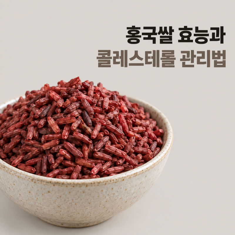 홍국쌀 효능과 모나콜린K 콜레스테롤 관리법: 붉은 쌀 밥 짓기와 건강기능식품 고르는 법