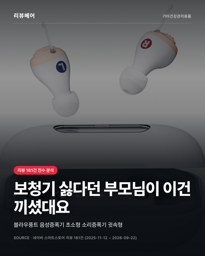 블라우풍트 음성증폭기 리뷰 장점 단점 분석, 보청기 싫다는 부모님께 맞을까
