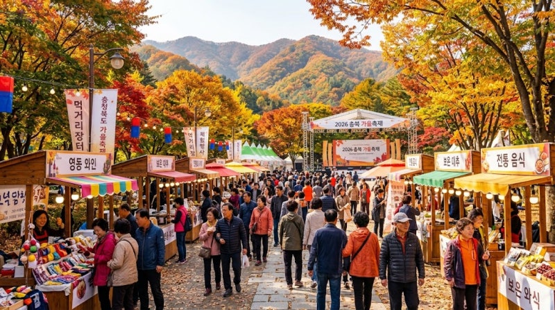 2026 충북 축제 일정 총정리 10월 가을 가볼만한곳 코스 추천