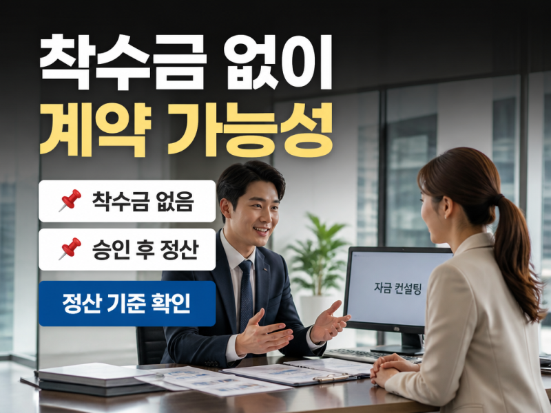 정책자금 컨설팅 계약 성공보수 조건, 업체별 차이 비교