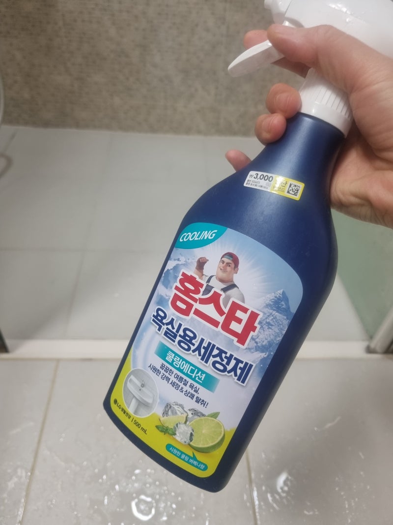 다이소 홈스타 욕실세정제 추천, 락스 없이 욕실청소 끝!