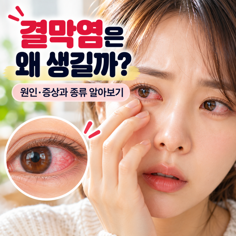 ️ 결막염은 왜 생길까? 원인·증상과 종류 알아보기