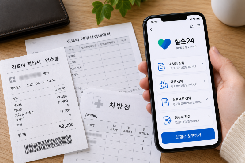 실비보험금 청구방법 총정리｜필요서류·실손24·청구절차 한눈에