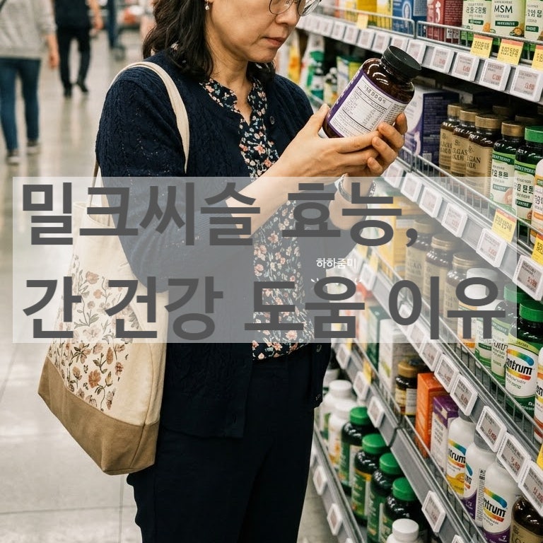 밀크씨슬 효능, 간 건강에 도움을 줄 수 있는 이유