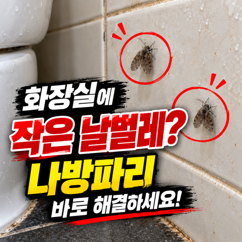 부산 식당·숙박업소 하트나방파리, 왜 계속 생길까? 소독이 필요한 이유