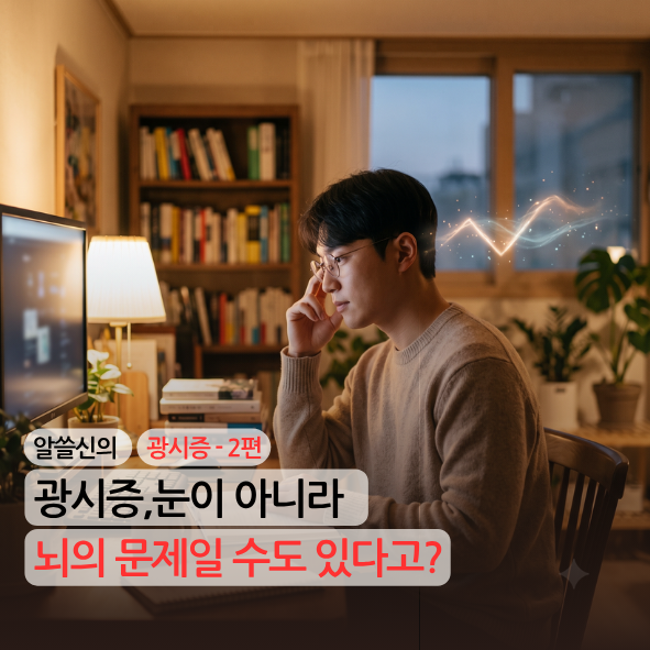 [알쓸신의][광시증][2편] 광시증, 눈이 아니라 뇌의 문제일 수도 있다고?
