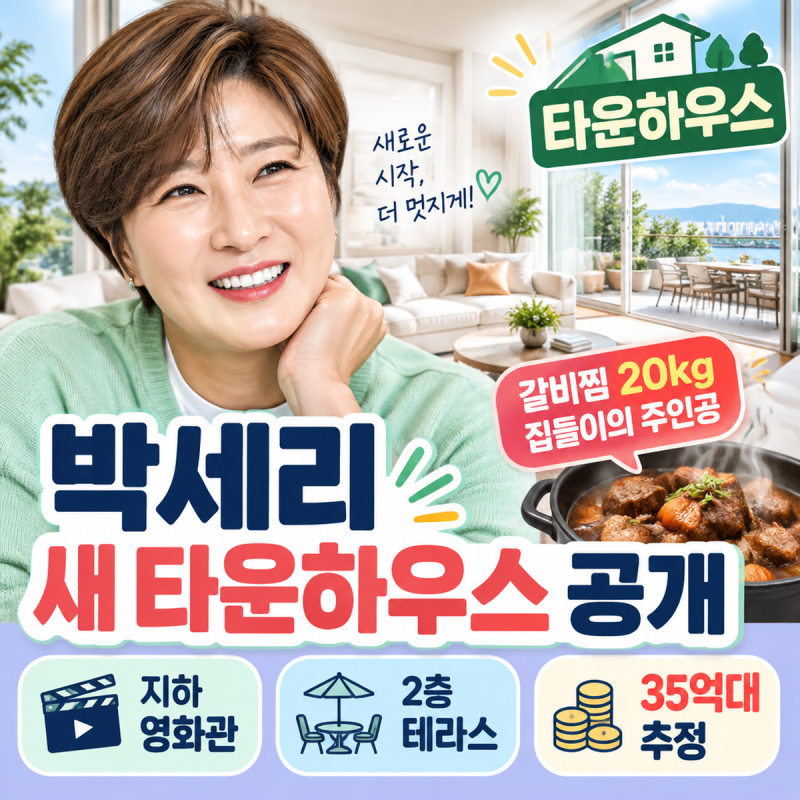 20kg 갈비찜에 숨겨진 박세리 타운하우스, 위치는 어디?