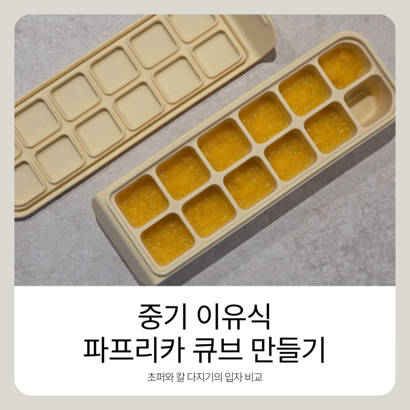 중기 이유식 파프리카 큐브 만들기, 쉬운 껍질 제거와 입자 조절 팁