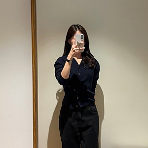 ORR 오르 도산 캐시미어 100 패디드 이중직 가디건,스트라이프 데님 실착 후기