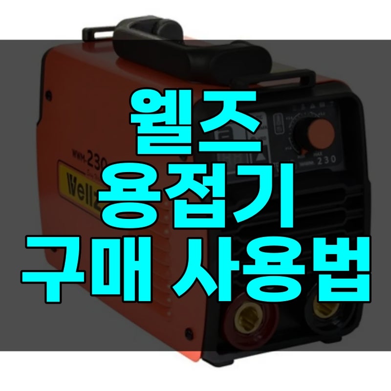 웰즈 용접기 230 가격 사용법과 소형용접기 전기용량, 같은 모델 10만원 넘게 차이 나는 이유