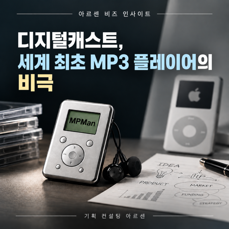 디지털캐스트, 세계 최초 MP3 플레이어의 비극