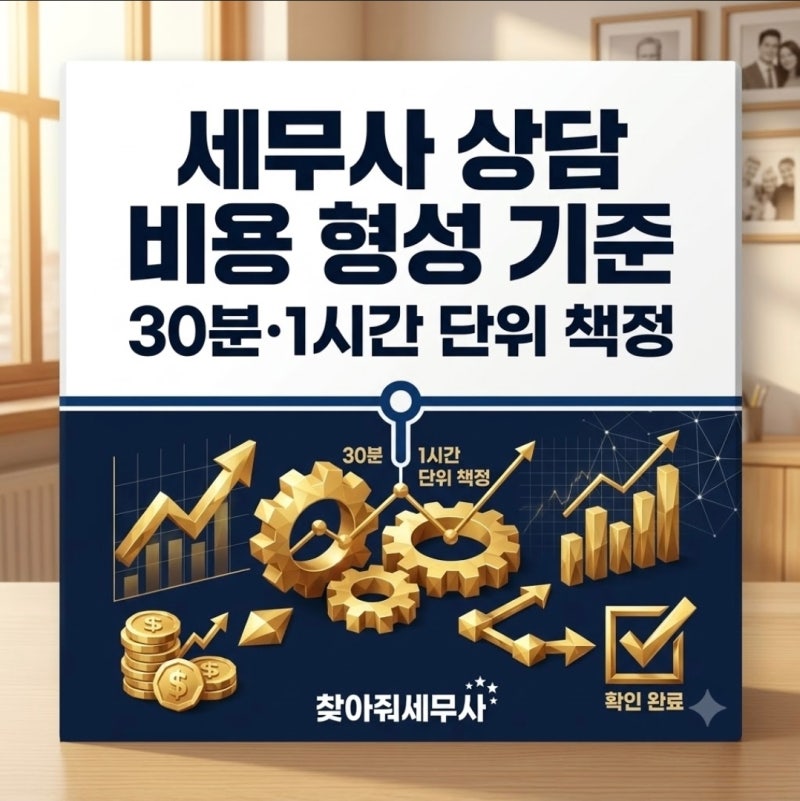 세무사 상담 비용 총정리: 1시간 유료 상담부터 신고 수수료 기준