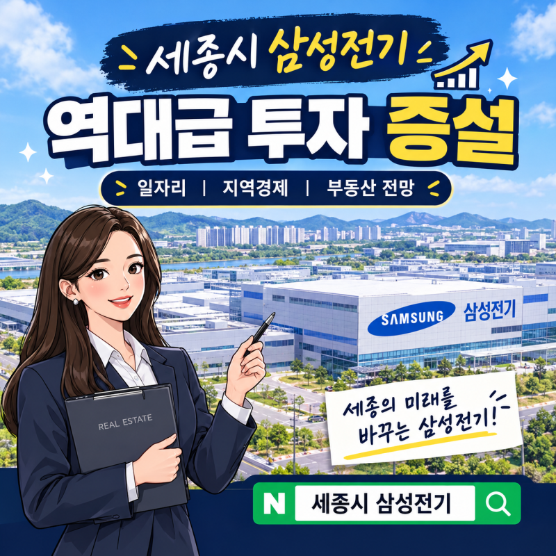 세종 삼성전기 증설 부동산 시장 전망, 공공기관 이전 집값 정말 다시 오를까?