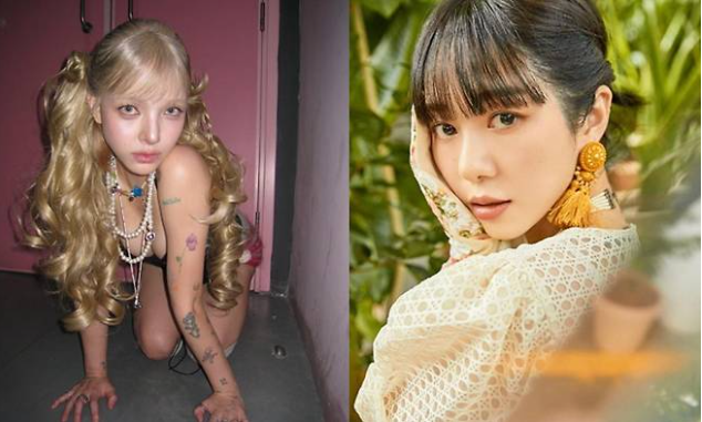 ◎ 권민아 'AOA 시절 괴롭힘' 소환한 날 지민은…온몸 타투에 '파격 란제리룩'