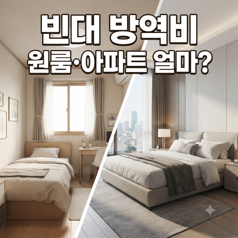 빈대 방역업체 비용 원룸 아파트 얼마나 들까