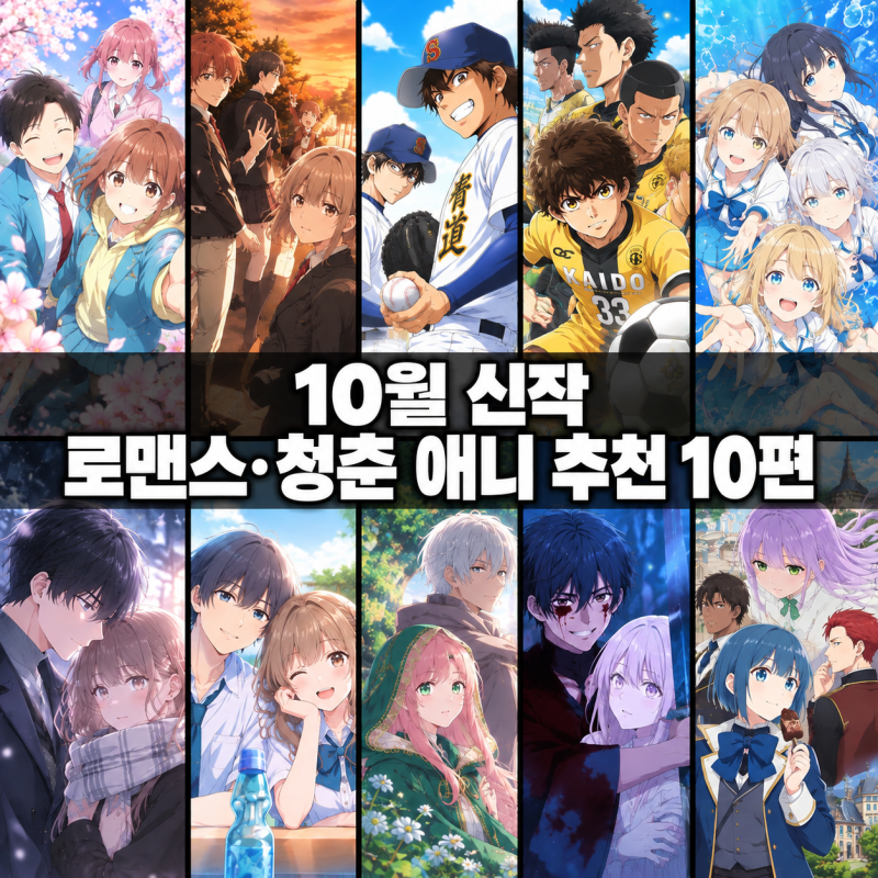 2026년 10월에 볼 애니 추천 10편, 로맨스·스포츠부터 판타지까지