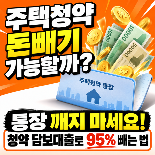 급전 필요할 때 주택청약 돈빼기, 해지하면 날아가는 혜택 3가지