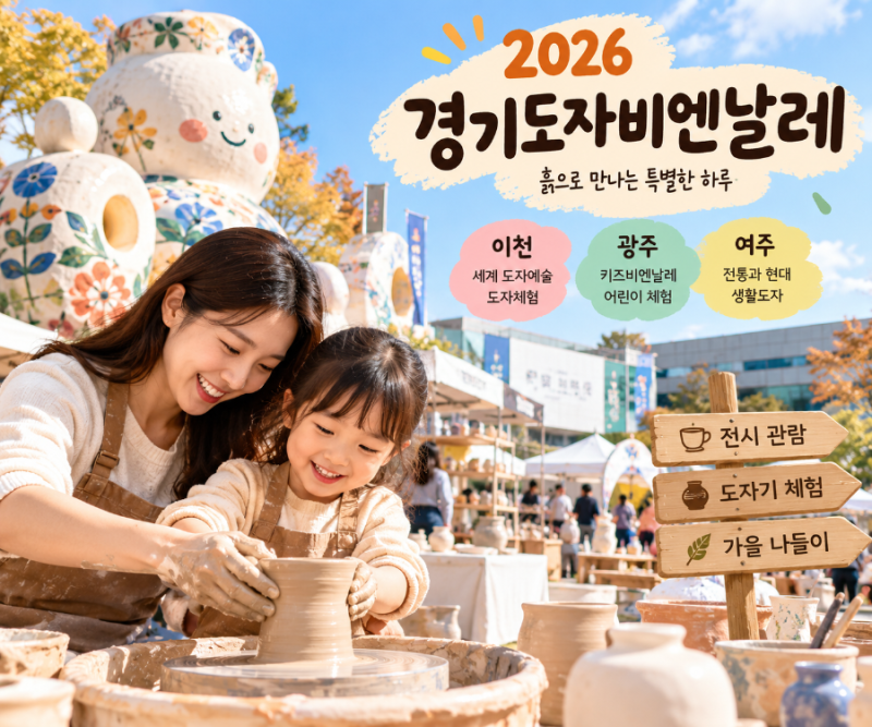 2026 경기도자비엔날레 아이와 가볼만한곳｜이천·광주·여주 도자체험·입장료 총정리